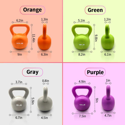 20lbs Kettlebell Set, Strength Training Kettlebells Weight Set For Women